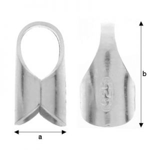 Päätykappale, koruosat, 2mm  FT 2,0