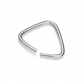 Jump Rings, Triangle, Jewelry Findings, KRT 8 12x13,5 mm