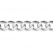 Curb Chain, Silver Chain, PD  40