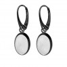 Ohrringe, Gießharzschmuck, Schmuckteile, FMG 14X10MM BA
