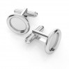 Manschettenknöpfe Basis, Silberschmuck, MTW 12,0