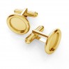 Cufflinks Base, Silver Jewelry, MTW 12,0  (Polished)