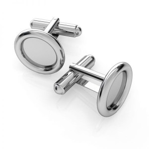 Manschettenknöpfe Basis, Silberschmuck, MTW 12,0