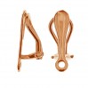 Ear Clips with Eyelet, Earring Findings, CLIPS 2