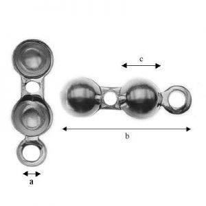 End Caps for Ball Chain, Jewelry Findings,  LP 2