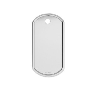Tuntolevyt, Dog Tags, hopeakorut,  01875 WI 0,30