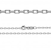 Ankerkette, Silberkette, AD 100 (34-80 cm)