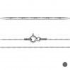 Cardano Chain, Silver Chains, 030 DC8L (40-60 cm)