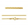 Popcornkette, Silberkette, CORBD 1,6 (45-50 cm)