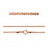 Popcornkette, Silberkette, CORBD 1,6 (45-50 cm)