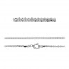 Popcornkette, Silberkette, CORBD 1,8 (40-60 cm)