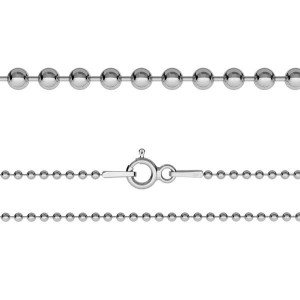 Kugelkette, Silberkette, CPL 1,5 (40-80 cm)
