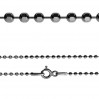 Kugelkette, Silberkette, CPLD 1,0 (38-80 cm)