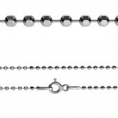 Ball Chain, Bracelet, Silver Jewelry, Silver Chain, CPLD 1,2 (19-22 cm)