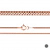 Käärmeketju rannekorupohja, hopeaketju, CSTD 1,6 (19-20 cm)