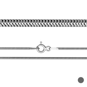 Käärmeketju rannekorupohja, hopeaketju, CSTD 1,6 (19cm) Käärmeketju rannekorupohja, hopeaketju, CSTD 1,6 (19cm)