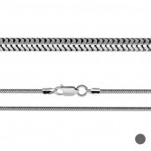 Käärmeketju, hopeaketjut, CSTD 1,9 (38-75 cm)