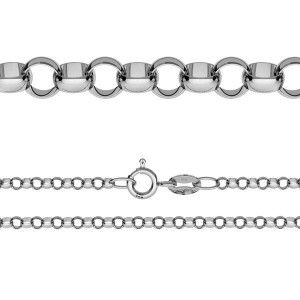 Rolo Chain, Silver Chain, ROLO 035 (38-80 cm) Rolo Chain, Silver Chain, ROLO 035 (38-80 cm)