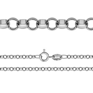 Rolokette, Silberketten, ROLO 035 (38-80 cm)