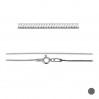 Snake Chain, Silver Chains, SN 025 DC8L (40-60 cm)