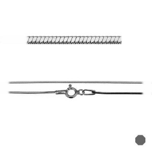 Snake Chain, Silver Chains, SN 025 DC8L (42-55 cm) Snake Chain, Silver Chains, SN 025 DC8L (42-55 cm)