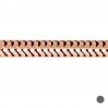 Käärmeketju, hopeaketjut, SNAKE 050