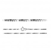 Venetian Chain, Silver Chain, Twisted, KV 015 4L TWISTED (40-60 cm)