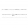 Box Chain, Silver Chain, KV 015 4L (40-75 cm)