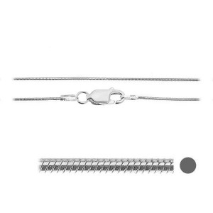 Schlangenkette, Silberkette, SN 025 CHR