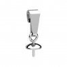 Pendant Bail with Cup and Pin, Pearls, MSK  1