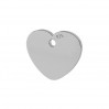Heart Pendant with Jump Ring, Silver Jewelry, LKM-2010 0,40mm