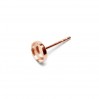 Earring Posts, Resin, Silver Jewelry, KLS FMG-R - 2,10 6 mm