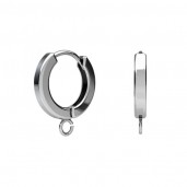 Creole, Lever Back Earrings, BZO 4