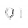 Creole, Lever Back Earrings, BZO 4