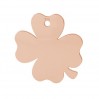 Klee-Anhänger, Silberschmuck, Gravurschmuck, LASER - CLOVER 3 - 0,80