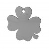 Clover Pendant, Silver Jewelry, Engraving, LASER - CLOVER 3 - 0,80