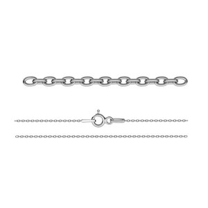 Ankerkette, Silberkette, A 030 (38-100 cm)