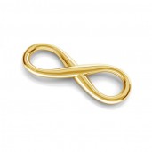 Infinity Sign Pendant, Silver Jewelry,  EL 2