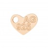 Herz-Anhänger, Silberschmuck, LK-0062