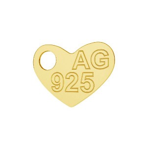 Herz-Anhänger, Silberschmuck, LK-0062