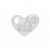 Sydän-riipus, hopeakorut, LK-0062