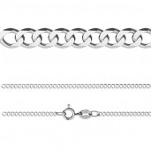 Curb Chain, Silver Chains, PD 40 (38-90 cm)