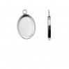 Pendant for Resin, Jewelry Findings, FMG 14X10MM CON 1H