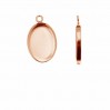 Pendant for Resin, Jewelry Findings, FMG 14X10MM CON 1H