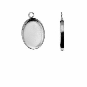 Pendant for Resin, Jewelry Findings, FMG 14X10MM CON 1H Pendant for Resin, Jewelry Findings, FMG 14X10MM CON 1H