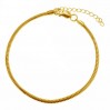 Snake Chain Bracelet Base, Silver Chains, CSTD 2,4
