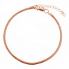 Snake Chain Bracelet Base, Silver Chains, CSTD 2,4