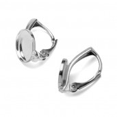 Lever Back Earrings, Resin, Jewelry Findings, FMG ROUND 10 MM BA SET 1 - 1,30 MM