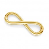 Infinity Sign Pendant, Silver Jewelry, 1,10 wire