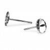 Earring Studs, Swarovski 1122, OKSV 1122  6 MM KLS ver. 3